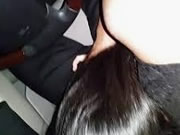 My azja GF Sucking Me While I Drive