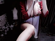 ASMR-owe kuszenie w czerwonej piżamie